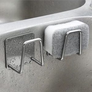 Inox samolepilna kljukica za gobice 10 Inox samolepilna kljukica za gobice