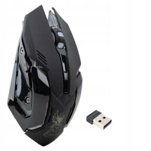 Brezžična optična USB igralna miška 3200DPI LED RGB 20 {