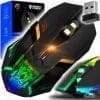 Bežični optički USB gaming miš 3200DPI LED RGB 2,4Ghz