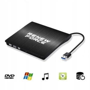 Prenosni slim zunanji pogon CD in DVD zapisovalnik USB 3.0 24x