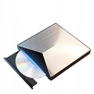 Aluminijast prenosni zunanji CD in DVD zapisovalnik USB 3.0