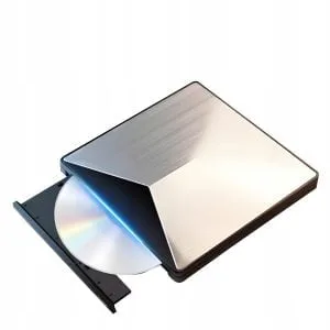 Prijenosni vanjski CD i DVD snimač od aluminija s USB 3.0 snimkom