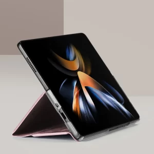 Roza usnjen ovitek denarnica za Samsung Galaxy Z Fold5