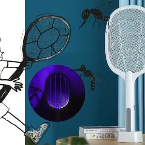 Aku. električni lopar UV LED uničevalec insektov 51cm