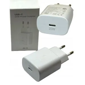 Alternativni prikaz punjača za telefon 20W USB-C Quick Charge 3.0