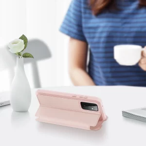 Etui ovitek Skin Pro Bookcase Skin X za Samsung Galaxy A72 4G roza