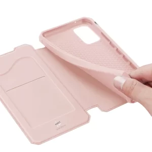 Etui ovitek Skin Pro Bookcase Skin X za Samsung Galaxy A72 4G roza