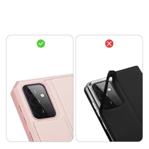 Etui ovitek Skin Pro Bookcase Skin X za Samsung Galaxy A72 4G roza