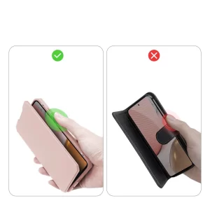 Etui ovitek Skin Pro Bookcase Skin X za Samsung Galaxy A72 4G roza