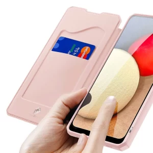 Etui ovitek Skin Pro Bookcase Skin X za Samsung Galaxy A02s EU roza