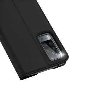 Etui ovitek Skin Pro Bookcase za Vivo X60 črn