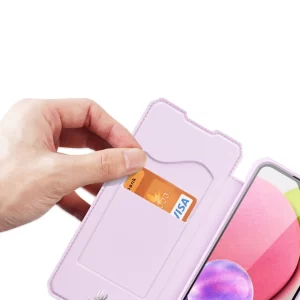 Etui ovitek Skin X Bookcase za Samsung Galaxy A03s roza 19 Roza etui Skin X Bookcase za Samsung Galaxy A03s