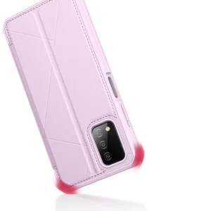 Etui ovitek Skin X Bookcase za Samsung Galaxy A03s roza 23 Roza etui ovitek Skin X Bookcase za Samsung Galaxy A03s