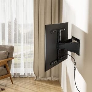 Ultra tanek gibljiv in vrteči nosilec za LCD TV