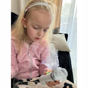 2v1 prenosni USB ultrazvočni inhalator za otroke in odrasle