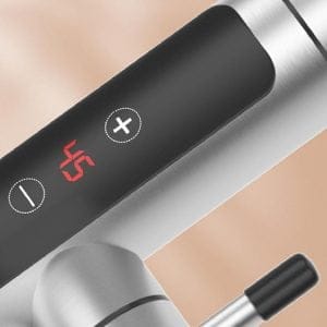 Alu. pretočni LCD touch električni grelnik vode