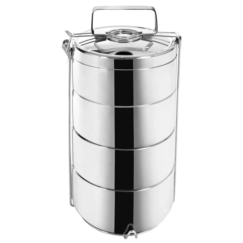 Termo 4x900 ml inox lunch box posoda za hrano z ročajem