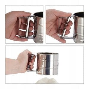 2v1 inox merica sito za moko in sladkor v prahu do 375g 34 Inox merica sito za moko in sladkor v prahu