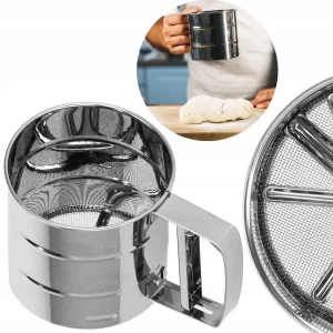 2v1 inox merica sito za moko in sladkor v prahu do 375g 24 2v1 inox merica sito za moko in sladkor v prahu