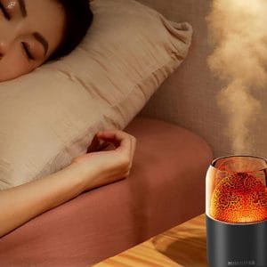 Moderni LED RGB difuzor vlažilec zraka 300ml USB