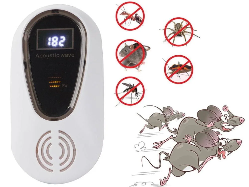 LCD 40W ultrazvočna naprava za odganjanje miši, glodalcev in insektov - Image 9