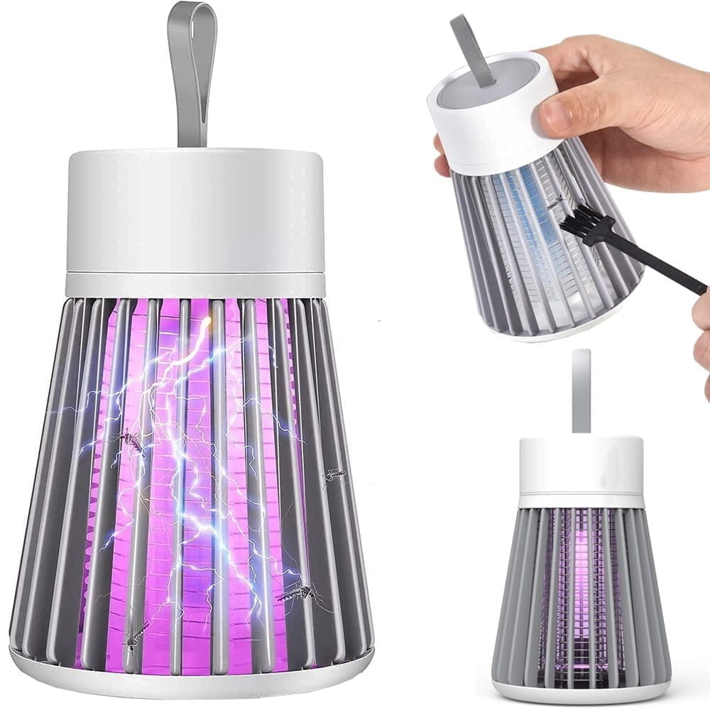 Lampe Anti-moustiques électrique UV 6W - Tueur D'insectes 1000V, Couverture 80 M² - Pour Intérieur Et Extérieur