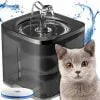 Automatska senzorska fontana i hranilica za mačke i pse 2000ml USB crna