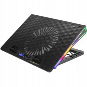 Gaming hladilna podloga ALIZE z LED RGB, LCD zaslonom in ventilatorjem