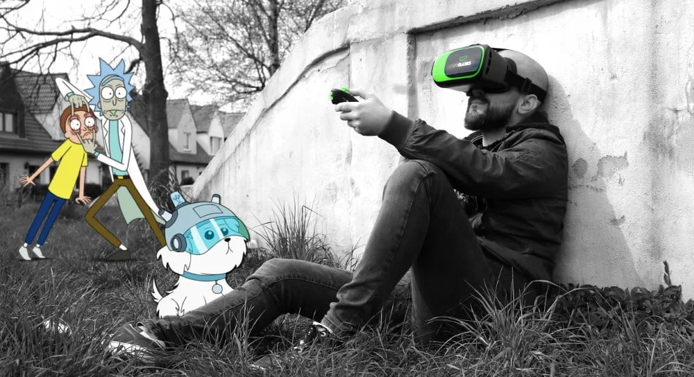 VR 3D virtualna očala za telefone Android iOS + BT daljinec APOCALYPSE - Image 9