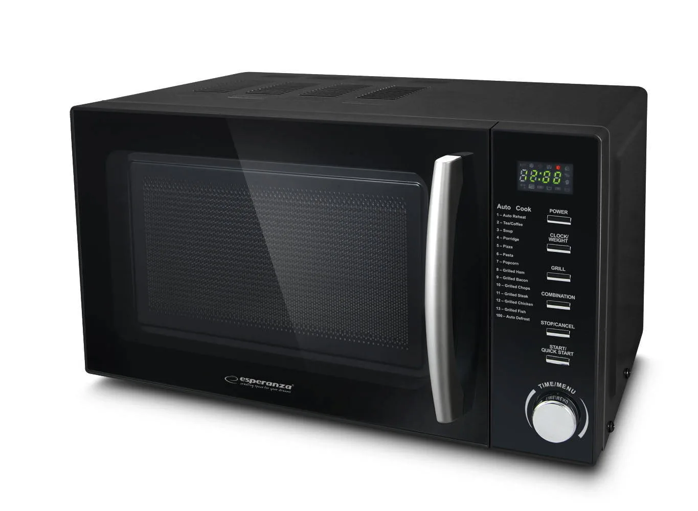 1200W LCD mikrovalovna pečica + žar 20L COCINERO - Image 6
