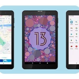 5Mpx mobilna tablica Android 13 4G LTE 2x SIM FM EAGLE 806 črna 32 Črna mobilna tablica EAGLE 806 z Android 13