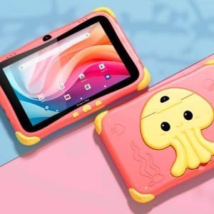 2Mpx WIFI dječji tablet Android 13 BT FUN 808 crveni