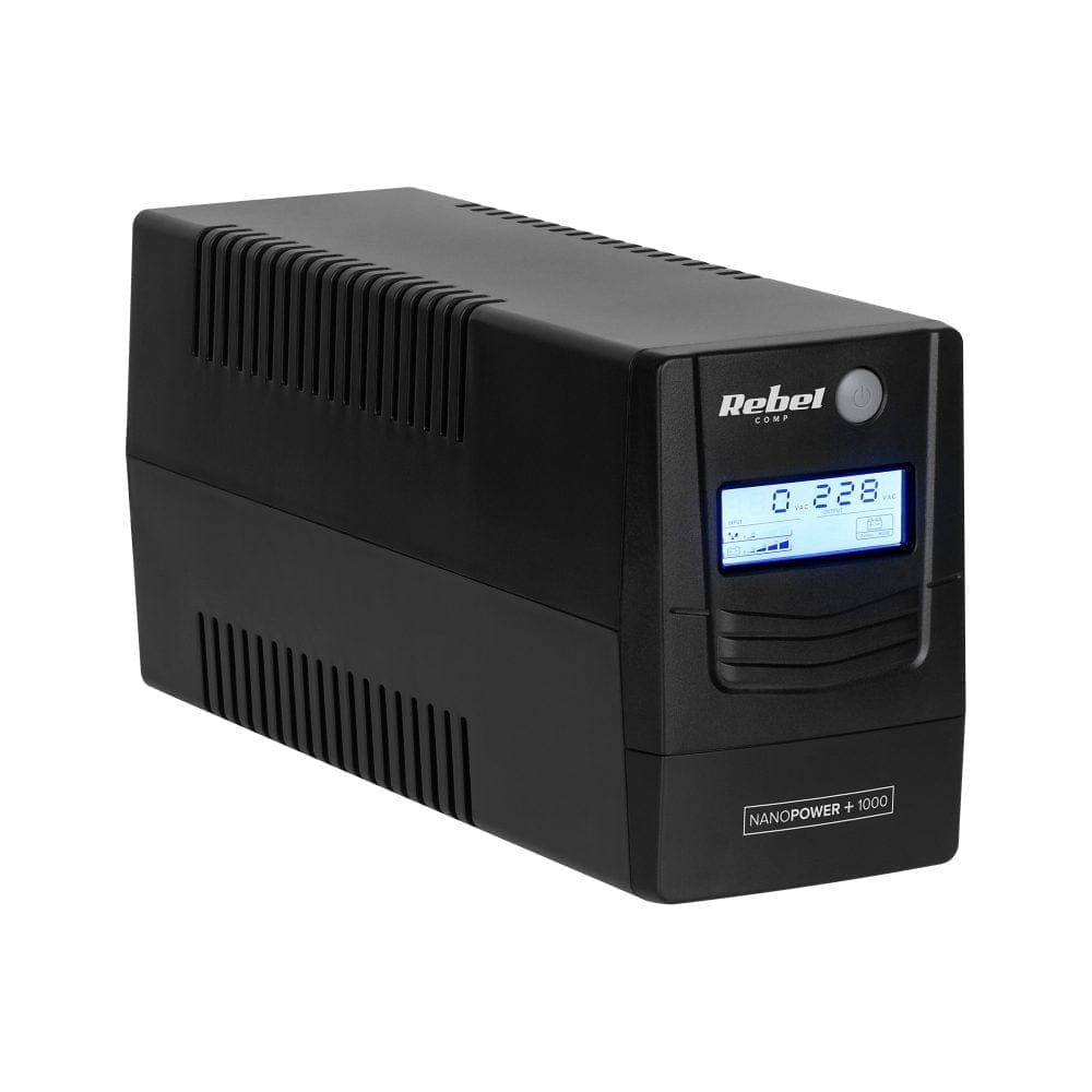 600W UPS brezprekinitveno zasilno napajanje z LCD 1000VA Nanopower Plus 1000