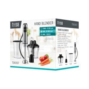 3v1 komplet 1200W inox palični mešalnik in blender TURBO 22 3v1 inox palični mešalnik in blender set 1200W TURBO
