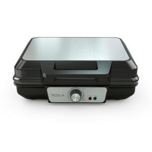 1000W električni inox kontaktni pekač za velike vaflje 11 Električni inox pekač za velike vaflje