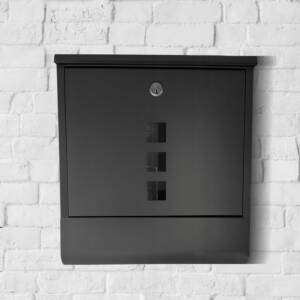 Vodoodporni poštni nabiralnik z režo za časopise antracit LBX