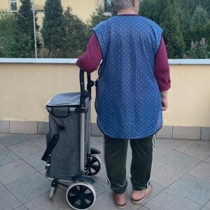 Velik 40L termo nakupovalni voziček in prenosna torba na mehkih kolesih do 30kg