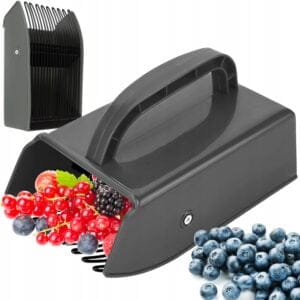 a black device with berries inside