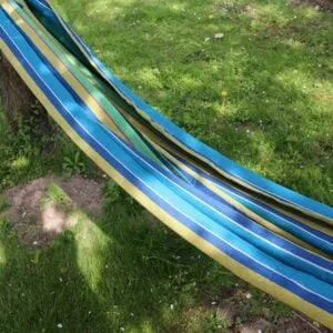 Alternativni prikaz vrtne viseće mreže 200x80cm do 200kg boje duge plave