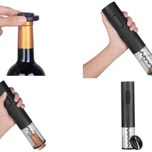 Avtomatski električni odpirač za odpiranje vina z zamaškom