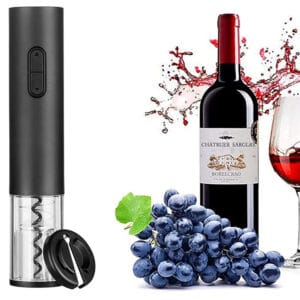 Avtomatski električni odpirač za odpiranje vina z zamaškom