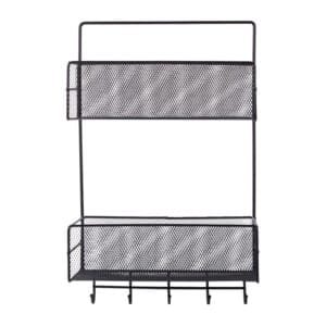 Kovinski stenski organizator 5 kljukic 37x26cm
