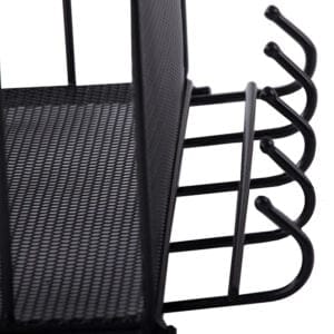 Kovinski stenski organizator 5 kljukic 37x26cm