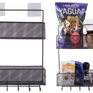 Kovinski stenski organizator 5 kljukic 37x26cm