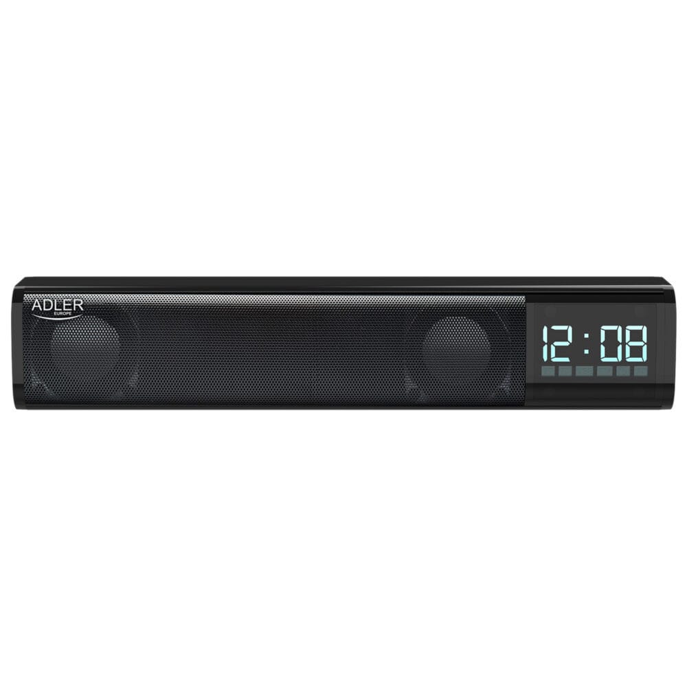Aku. LCD soundbar bluetooth zvočnik in budilka USB SD