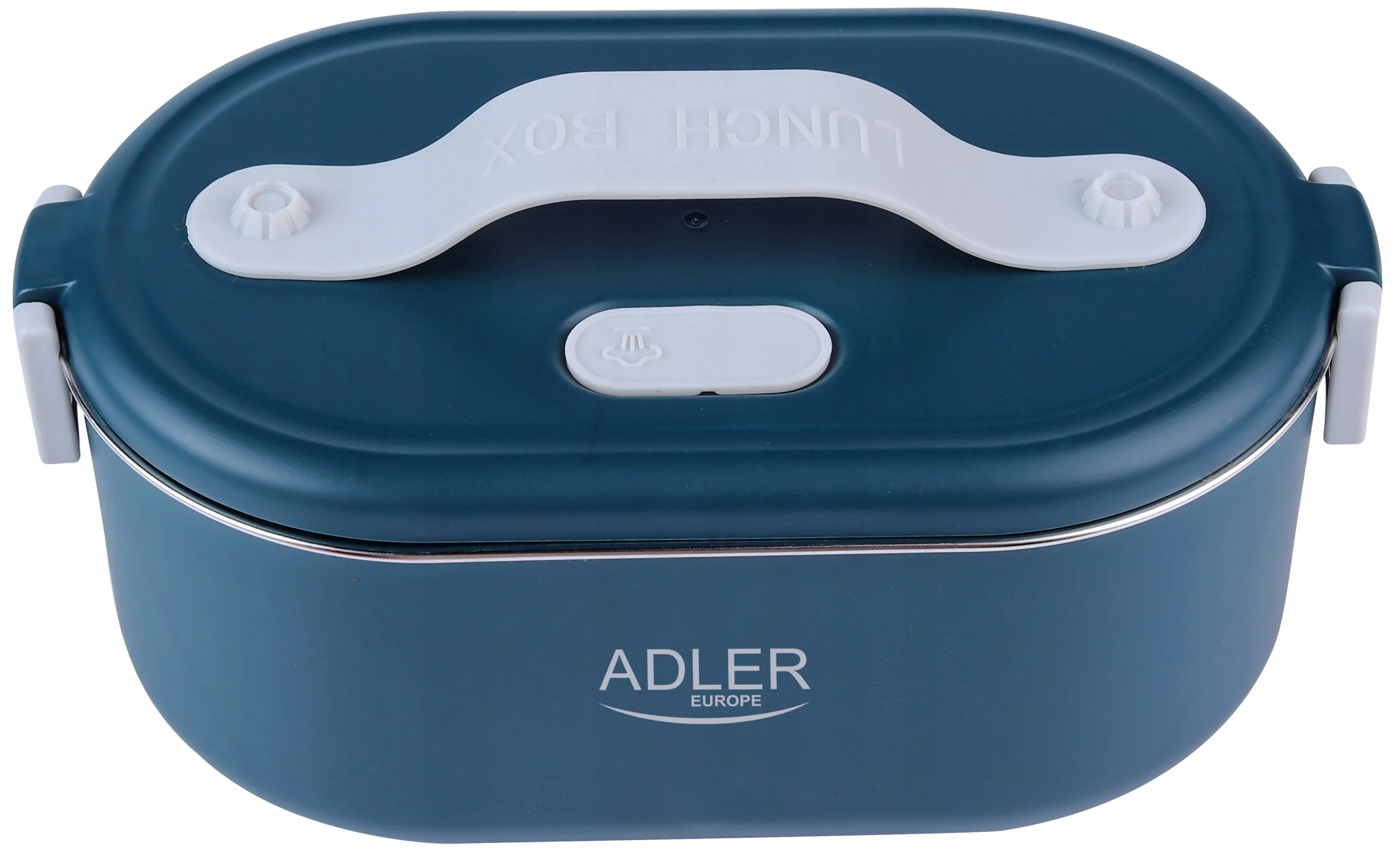 48W inox električna grelna lunch box posoda za hrano 800ml modra - Image 3