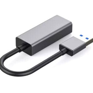 UTP LAN RJ45 adapter USB 3.0 mrežna kartica 1000Mb/s 11 a black and grey cable with a blue usb port