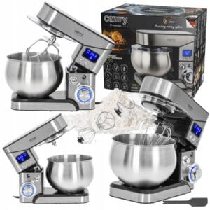 1300W večnamenski inox planetarni kuhinjski robot LCD 5L 29 Večnamenski inox planetarni kuhinjski robot z LCD zaslonom