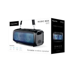 Prenosni karaoke Bluetooth zvočnik z LED RGB lučmi in mikrofonom