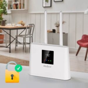 Brezžični WIFI LTE 4G modem router dostopna točka bel